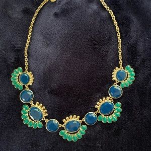 Blue/Green Statement Necklace